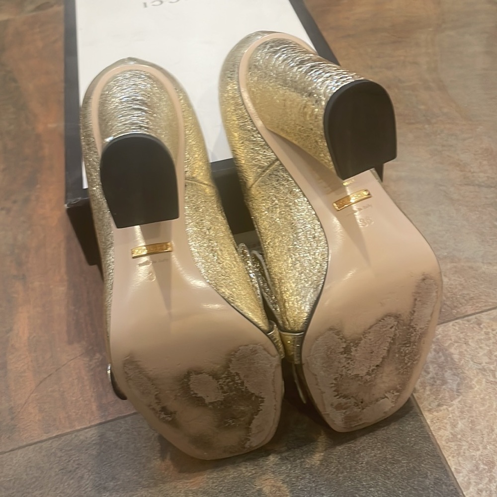 Gucci marmont high heel loafers - Picture 6 of 7